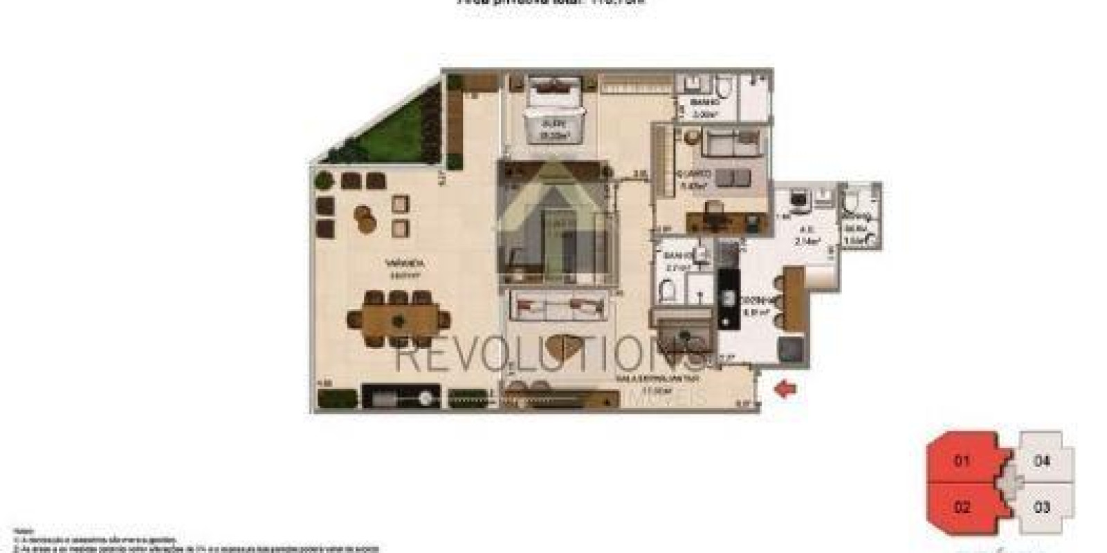Apartamento 3 quartos Recreio dos Bandeirantes