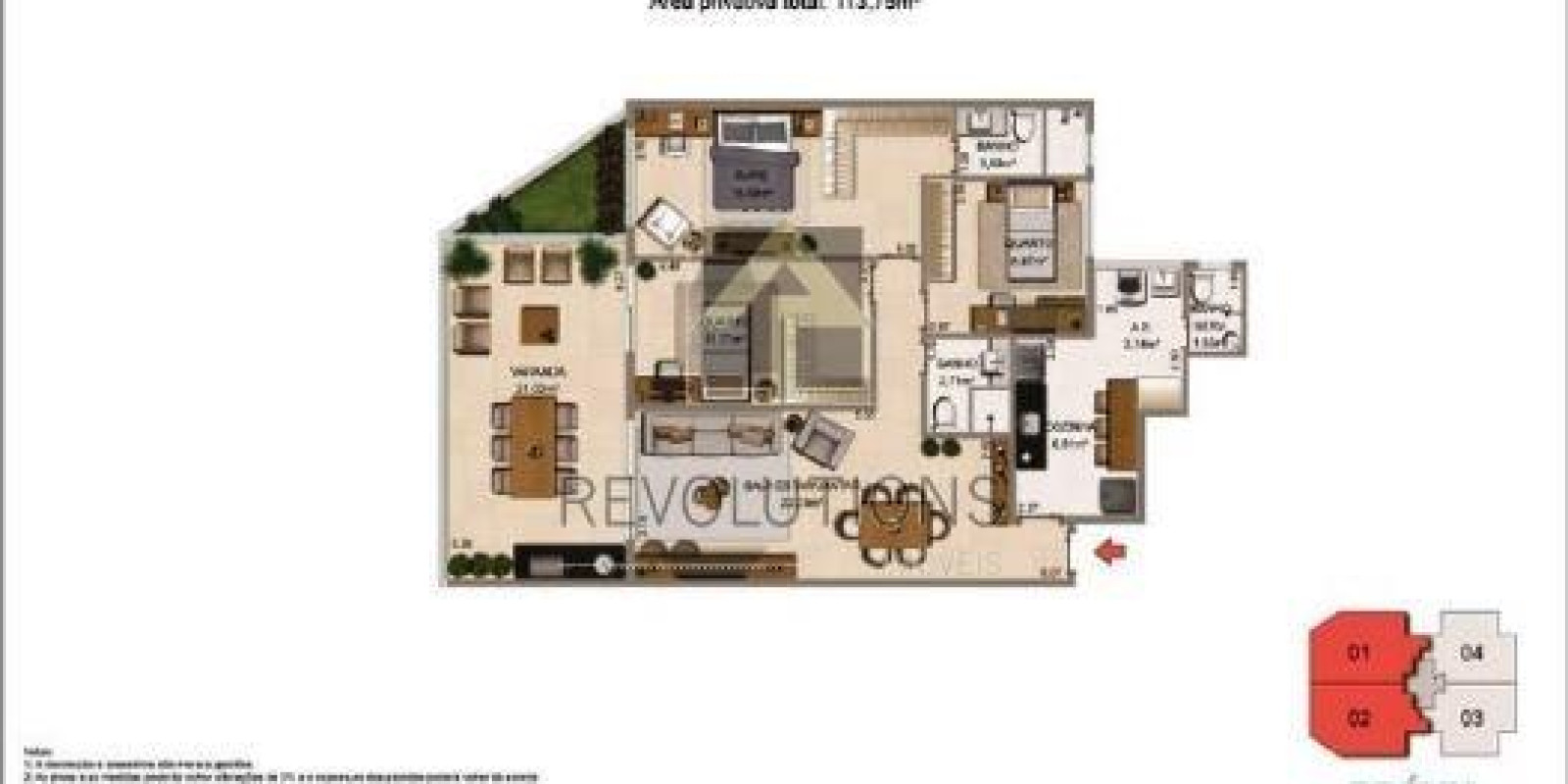 Apartamento 3 quartos Recreio dos Bandeirantes