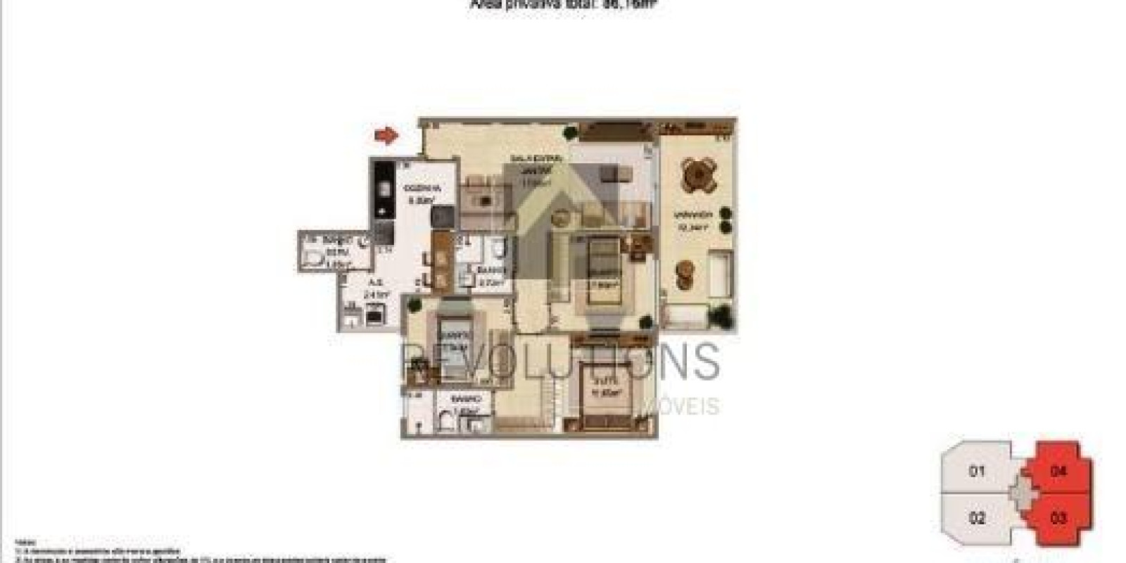 Apartamento 3 quartos Recreio dos Bandeirantes