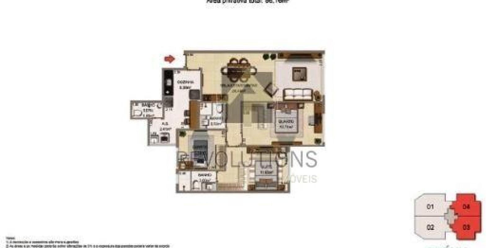 Apartamento 3 quartos Recreio dos Bandeirantes