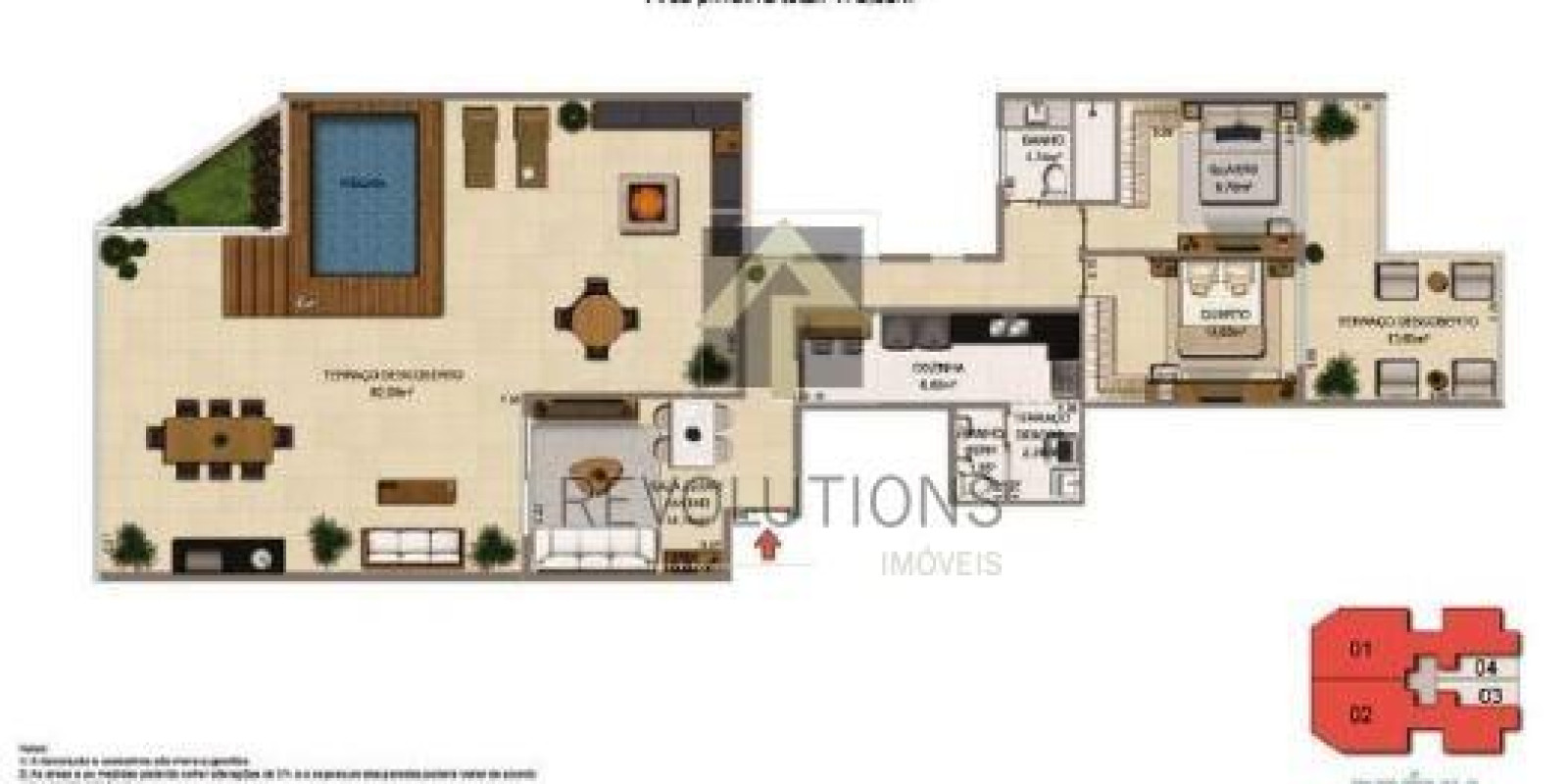 Apartamento 3 quartos Recreio dos Bandeirantes