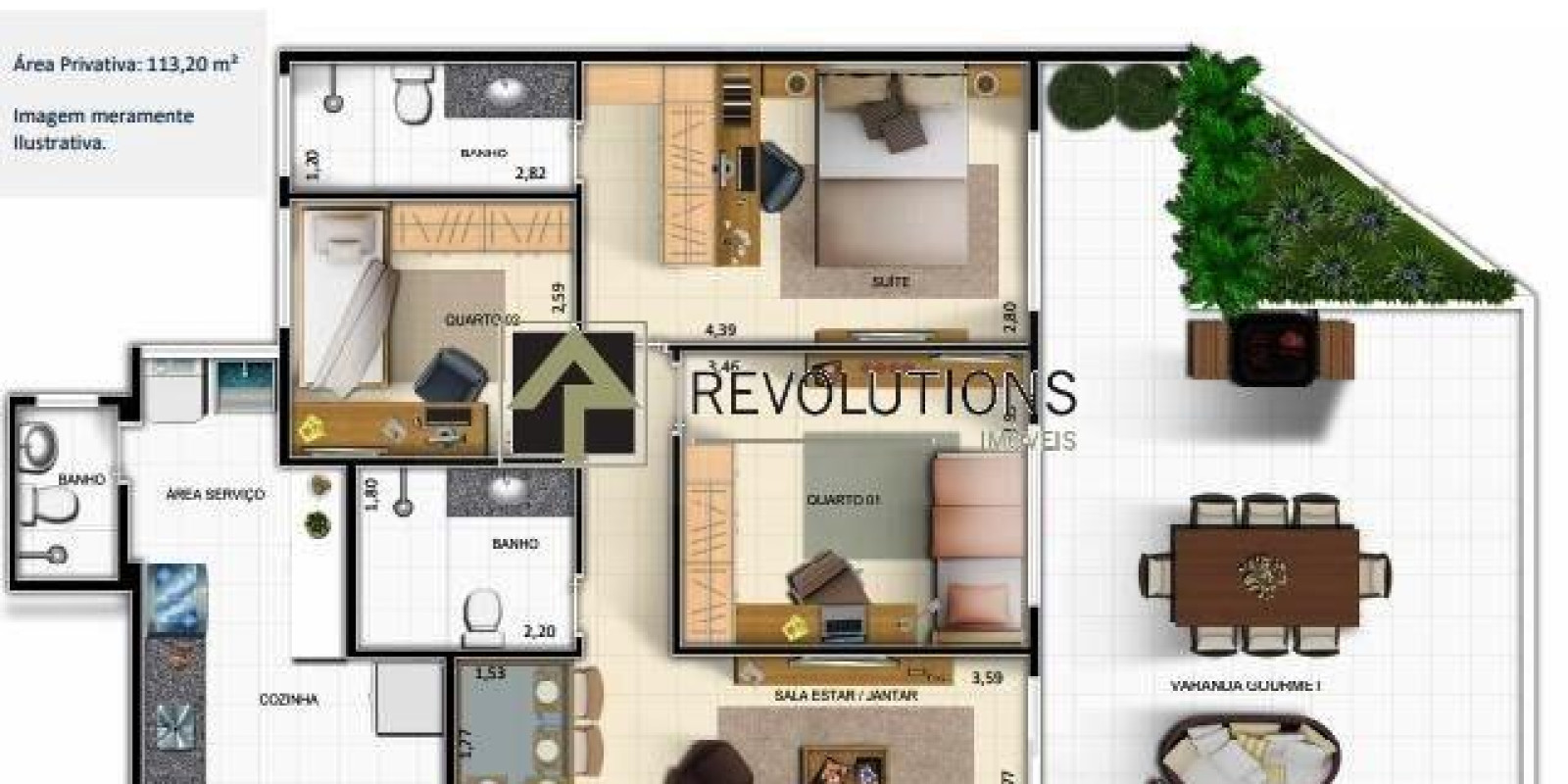 Apartamento 3 quartos Recreio dos Bandeirantes