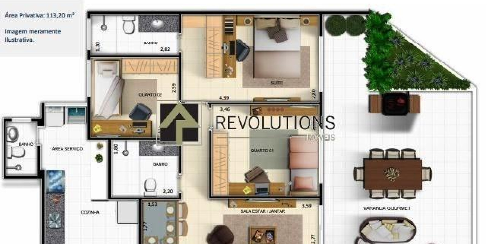 Apartamento 3 quartos Recreio dos Bandeirantes