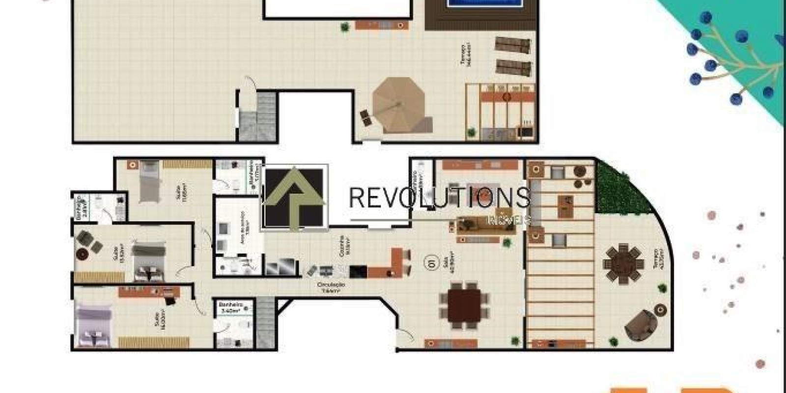 Apartamento 3 quartos Recreio dos Bandeirantes
