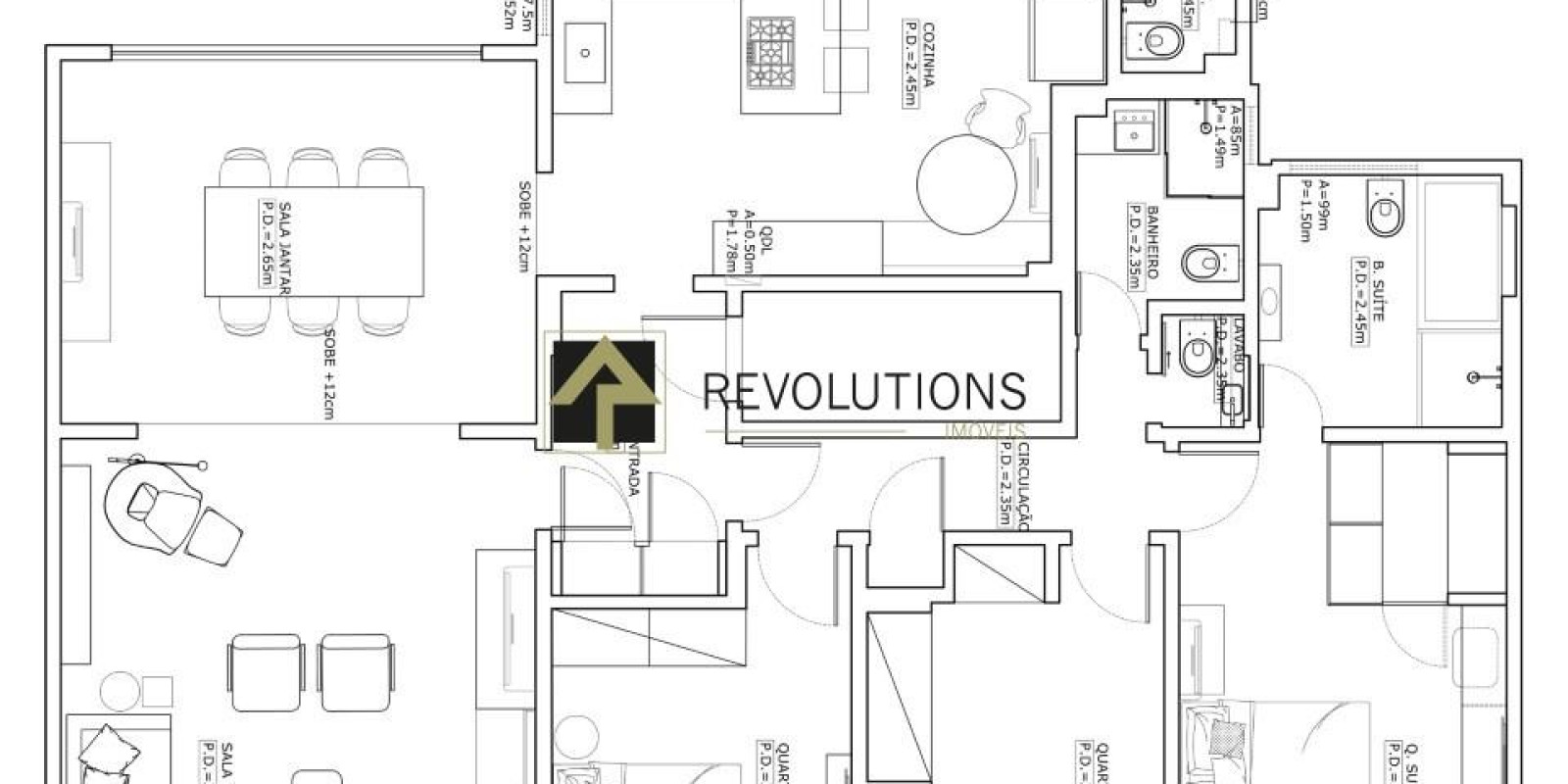 Apartamento 3 quartos Copacabana